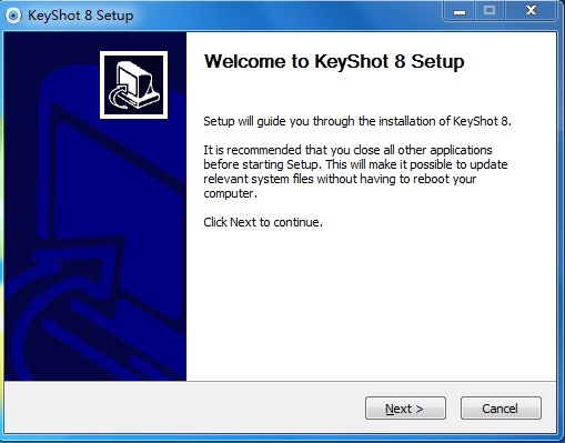  KeyShot安装主程序