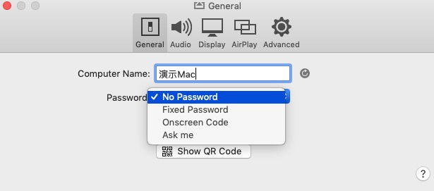 图1：Password密码选项
