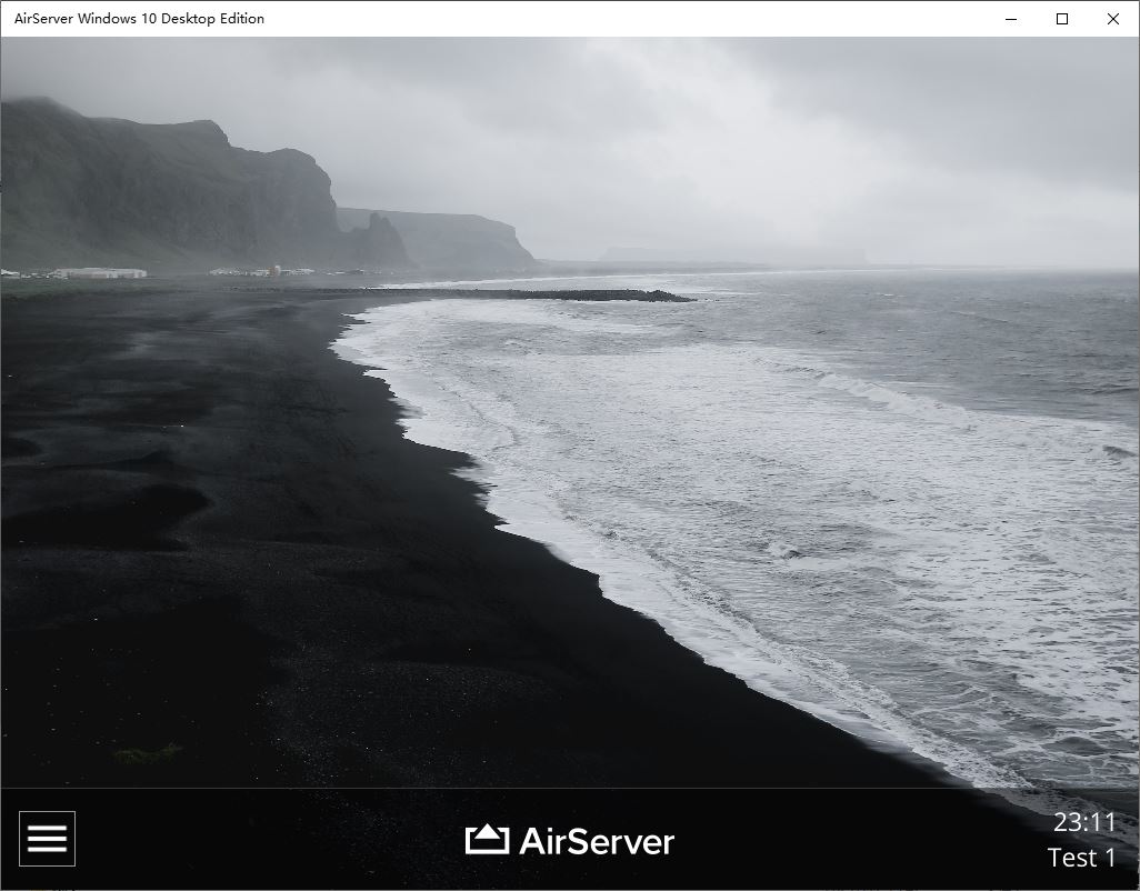 图1：AirServer Windows 10桌面版界面