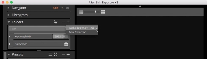 如何在alien skin exposure中添加其他驱动器或文件夹