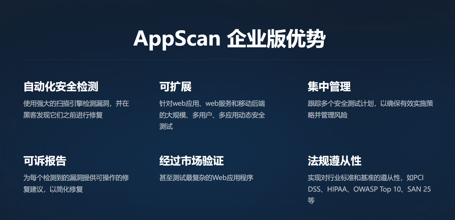 Appscan企业版优势