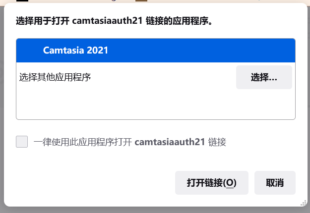 图4：选择camtasia2021