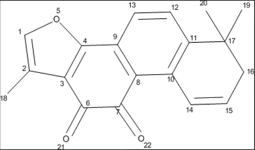 丹参醌分子结构
