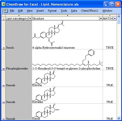 ChemDraw for Excel搜索结果