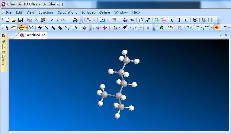 4-甲基-2-戊醇模型示例图