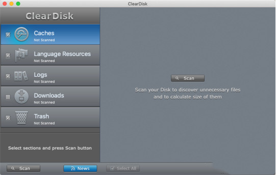 ClearDisk for Mac界面