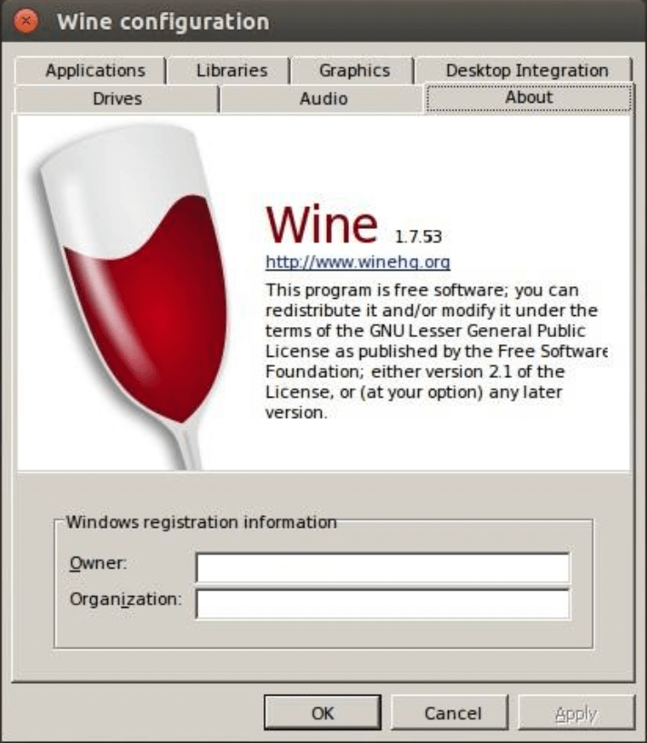 图2：Wine界面