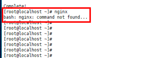 再次执行nginx命令查看软件是否存在
