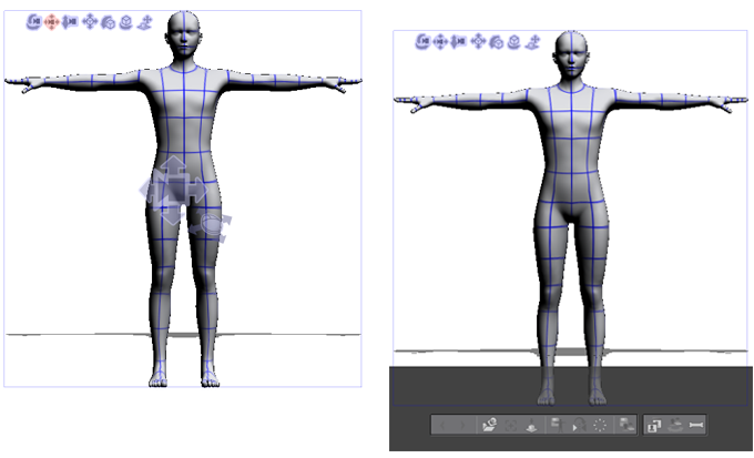 更改3D素描人偶视点
