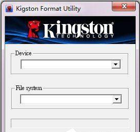 kingston format utility