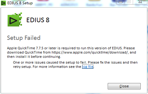 EDIUS安装必备软件之QuickTime