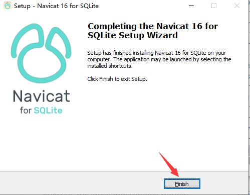 Navicat for SQLite 安装界面
