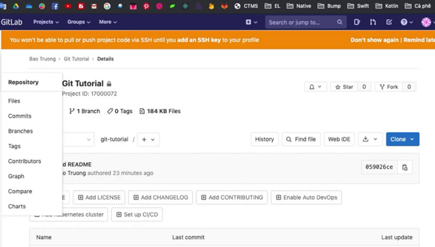 gitlab push被拒绝怎么办