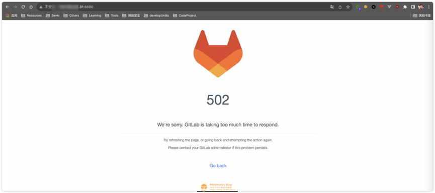 gitlab 502 问题如何解决？