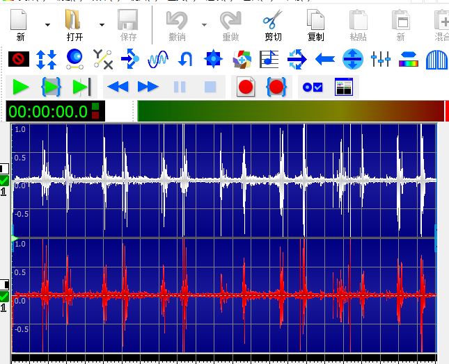 图1：音频的声波显示