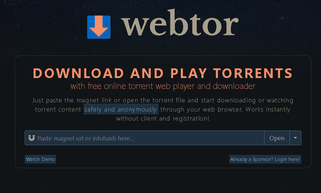 图2 webtor
