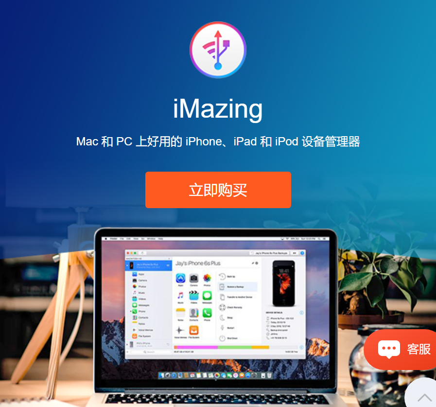 图1：iMazing中文网站界面