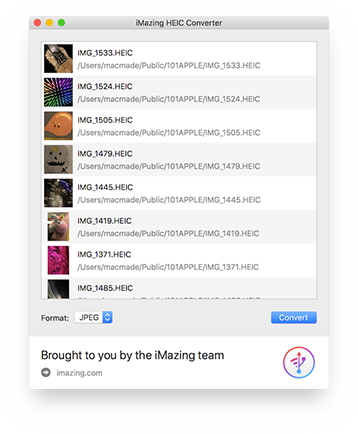 iMazing HEIC Converter