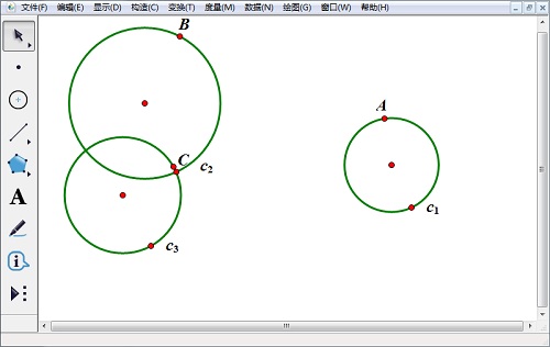 几何画板构造圆上的点