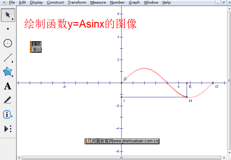 函数y=Asinx的图像