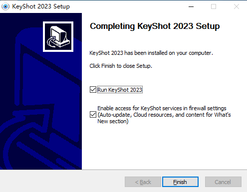 KeyShot2023安装界面
