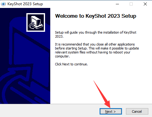KeyShot2023安装界面
