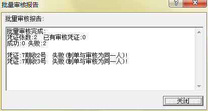 批量审核报告