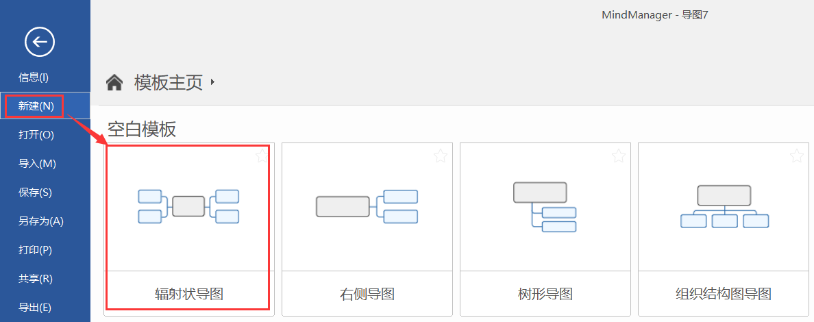 图七：使用MindManager制作气泡图和双重气泡图