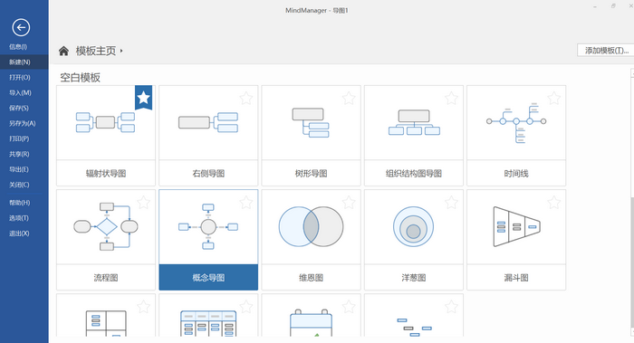 图五：MindManager软件美化界面