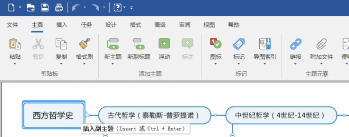 图3 添加副主题