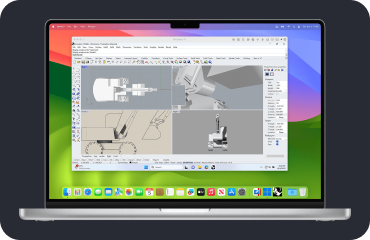 运行 CAD 设计、3D 建模软件