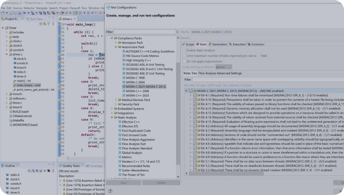 Parasoft C/C++test软件测试解决方案