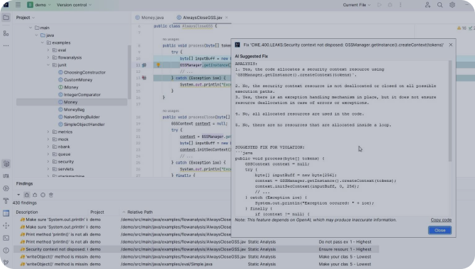Parasoft Jtest功能