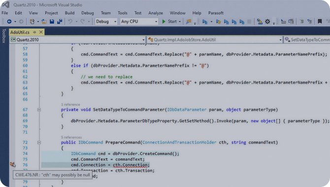 Parasoft dotTEST功能