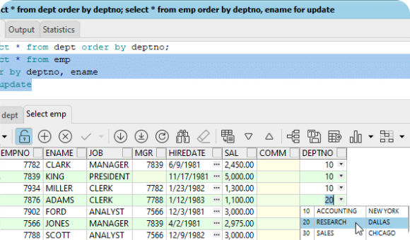 SQL 窗口