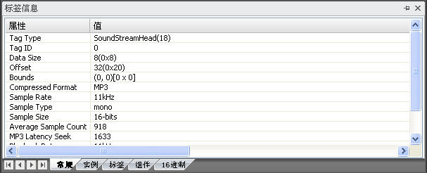 标签信息