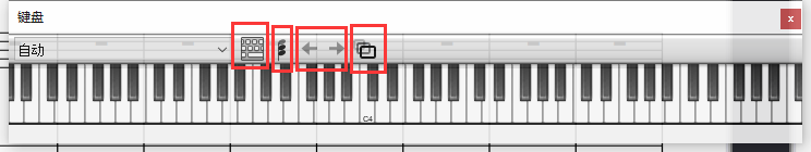 MIDI键盘界面