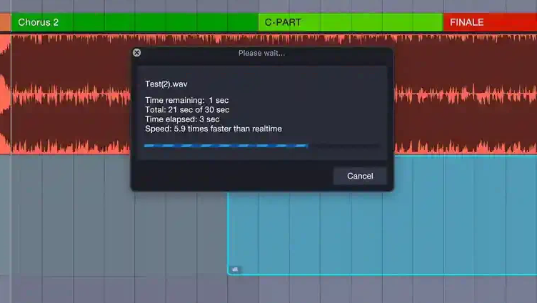 Studio One Pro改进的“实时”与“离线”音频导出