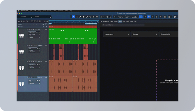 Studio One Pro 7与Splice采样库的集成