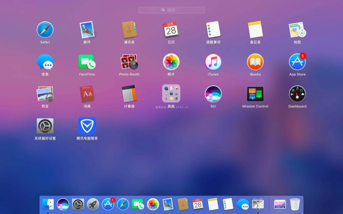 Mac OS操作界面