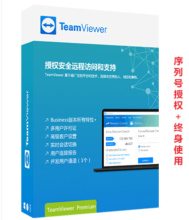 购买商业正版TeamViewer
