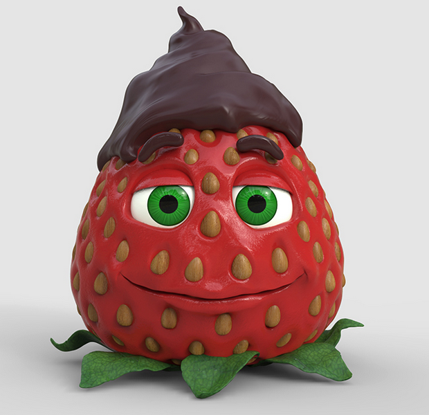 ZBrush雕刻草莓